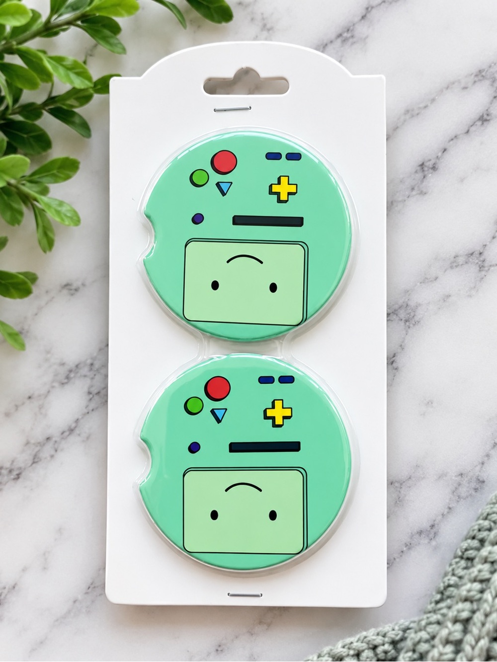 💚 Adventure Time BMO Coasters – Set